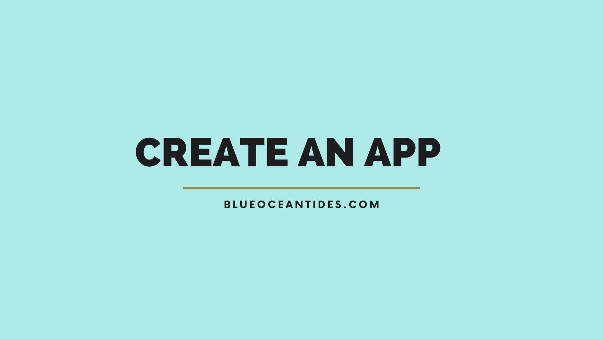earn money through creating an app