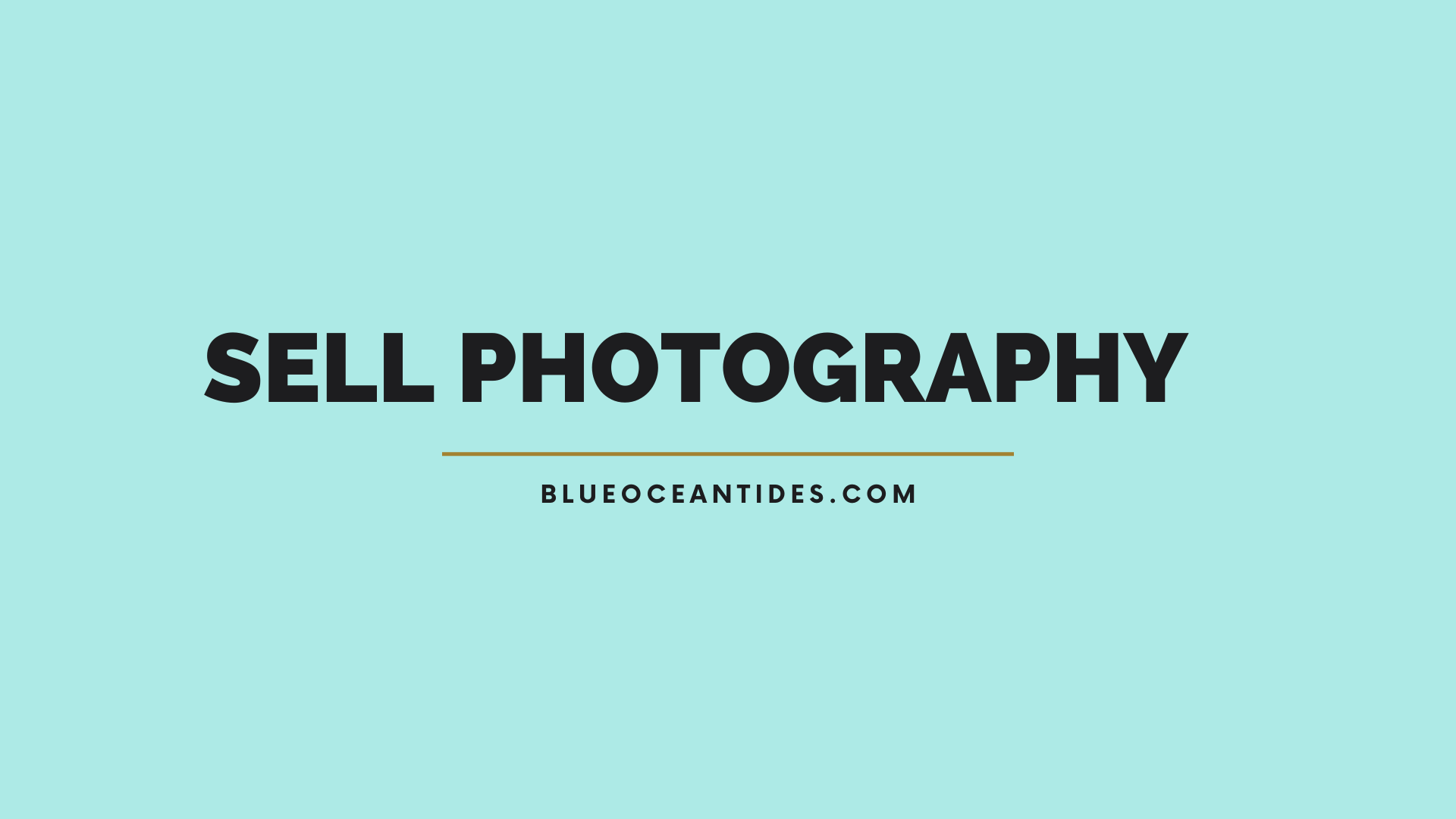 earn money through selling photography