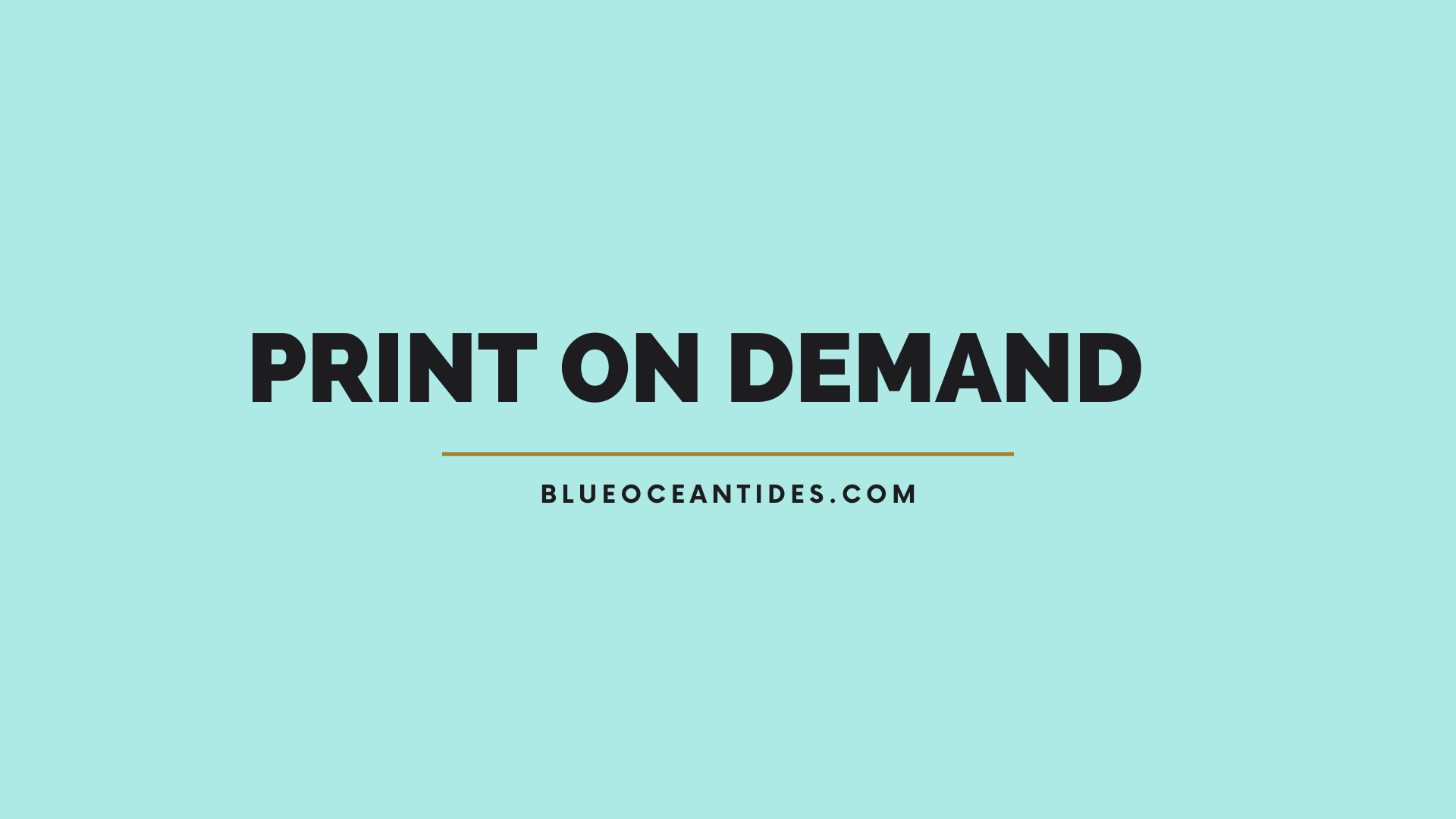 earn money through print on demand