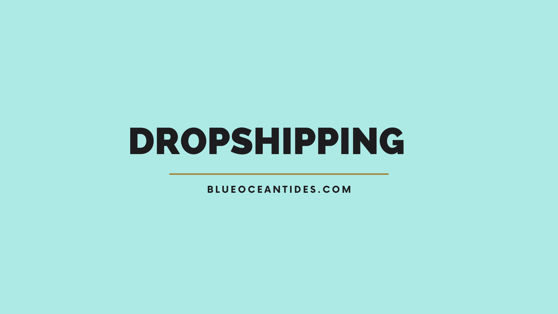 earn money through dropshipping