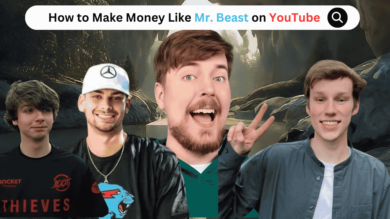mr beast and his team featuring how to make money like mr beast on youtube